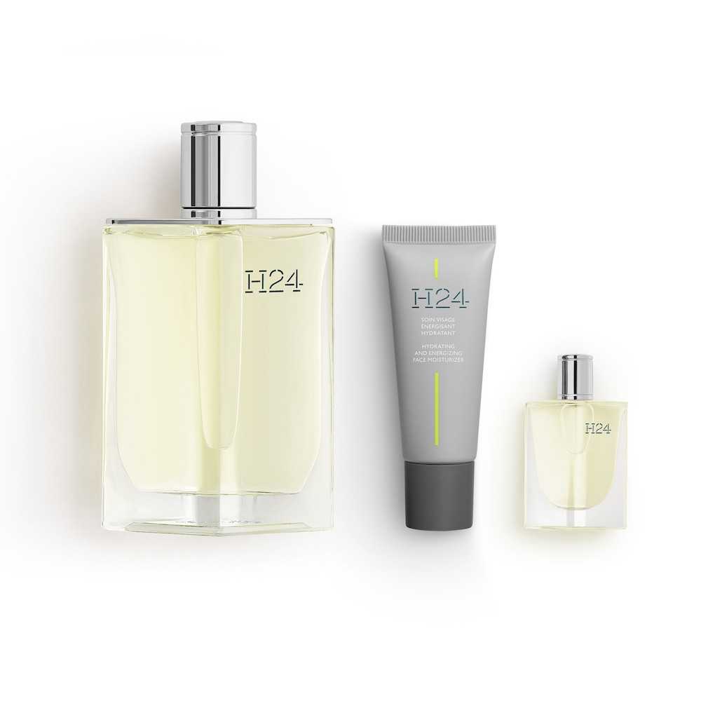 Hermes H24 Gift Set 100ml EDT Spray + 20ml Face Moisturiser + 5ml EDT
