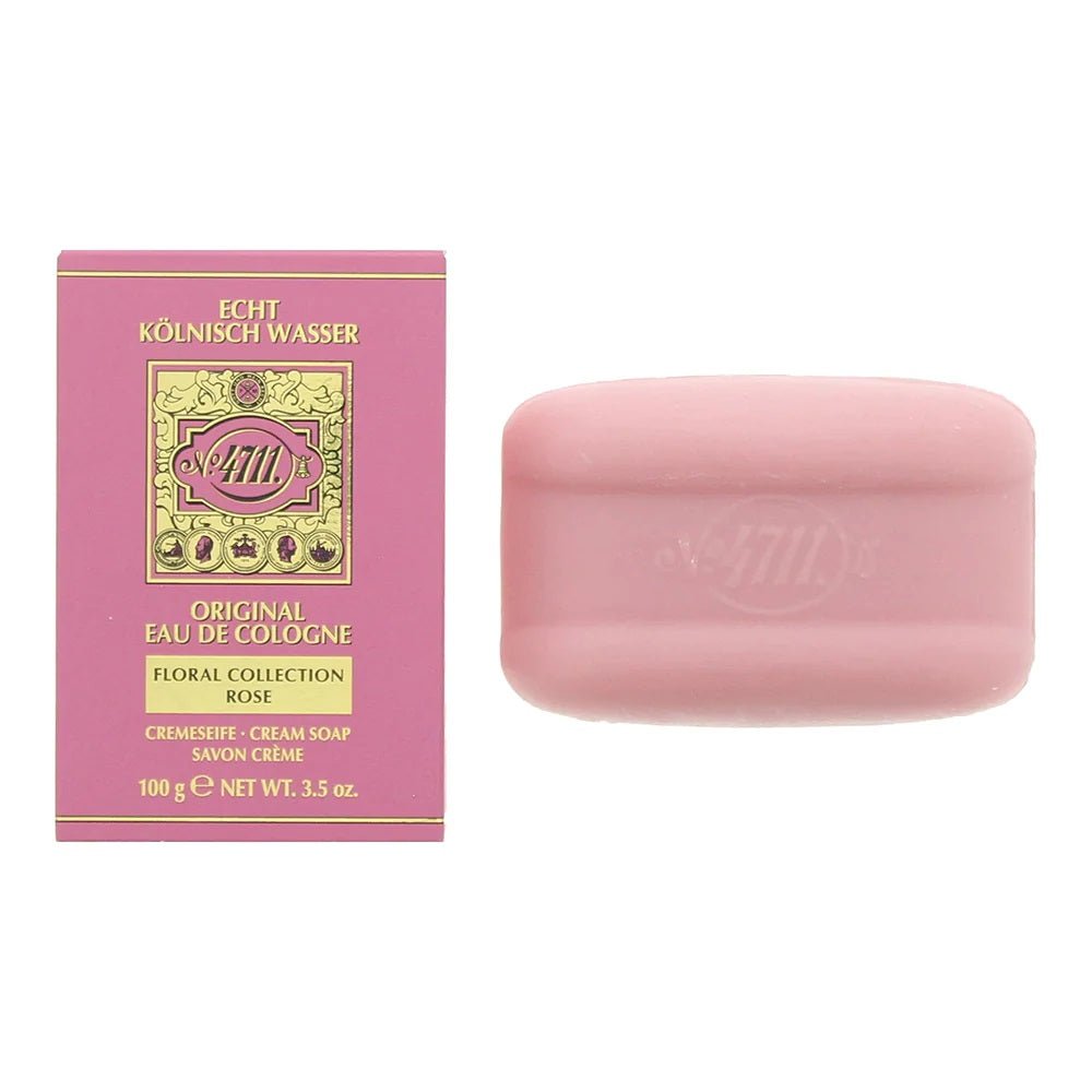 4711 Floral Collection Rose Cream Soap 100g - Lookincredible47114011700757237