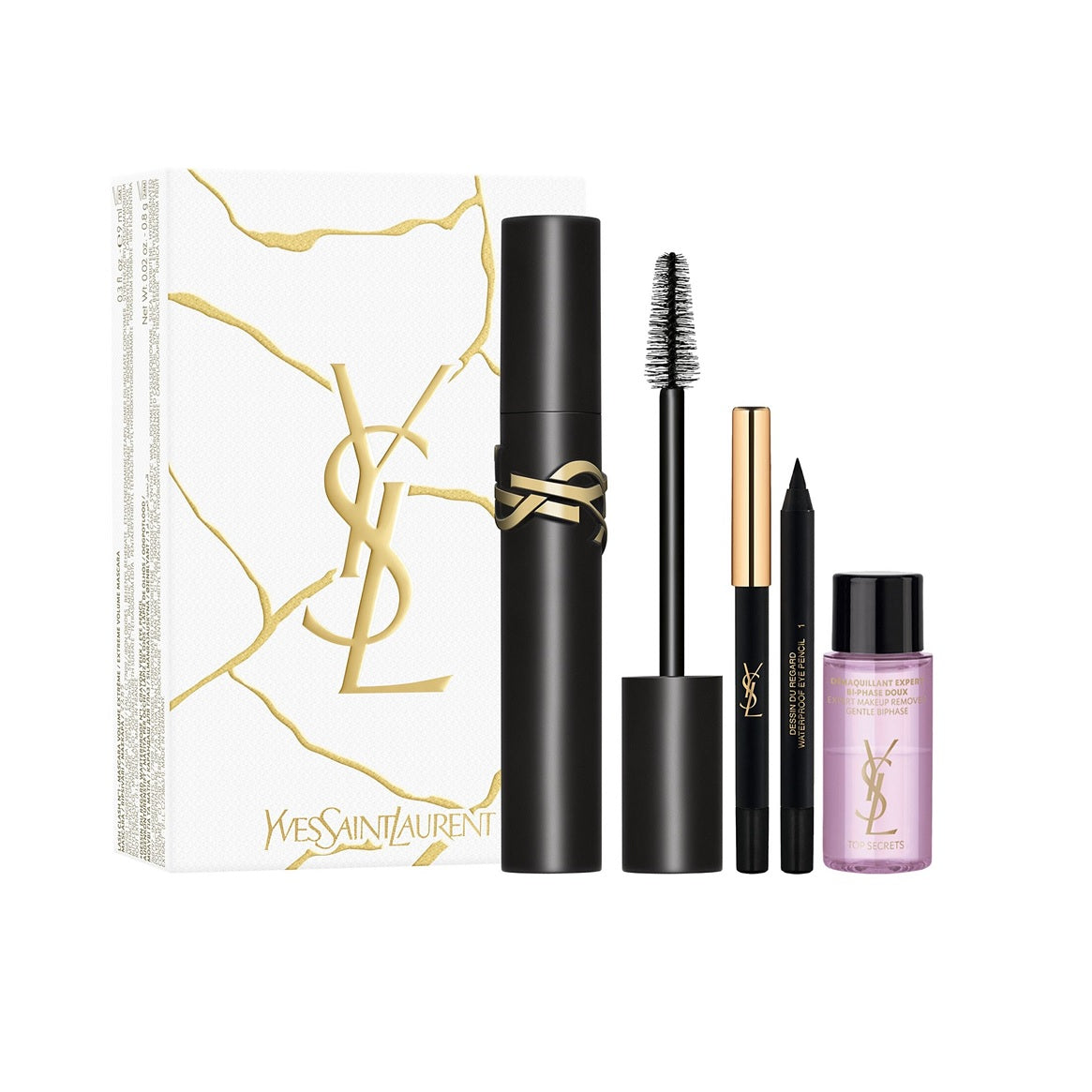 YSL Gift Set Lash Clash Mascara + Mini Eye Pencil + Top Secret 8ml