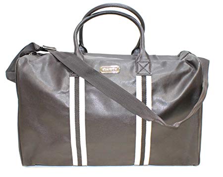Aramis Faux Leather Brown Holdall/Travel Bag - LookincredibleAramis022548313633