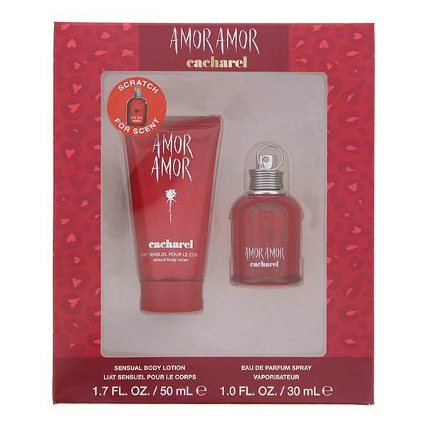 Cacharel Amor Amor 2 Piece Gift Set: 30ml EDT + 50ml Body Lotion - LookincredibleCacharel608940582572