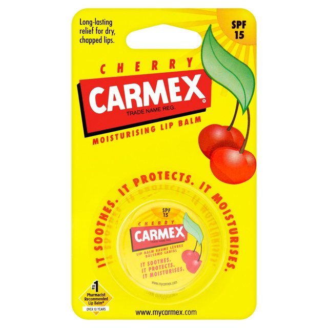 Carmex Cherry Lip Balm Pot SPF15 - LookincredibleCarmex083078415303