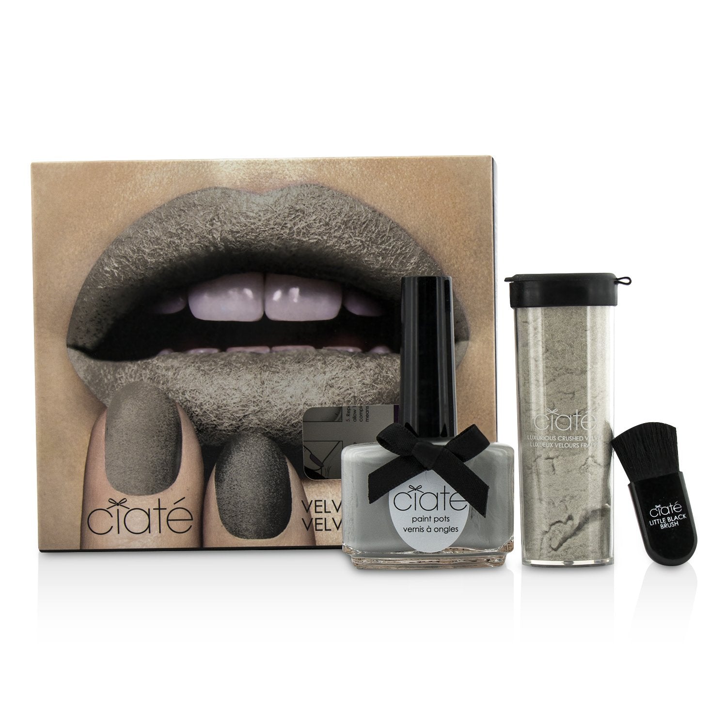 Ciaté Velvet Manicure Set - Grey - LookincredibleCiate5060132134801