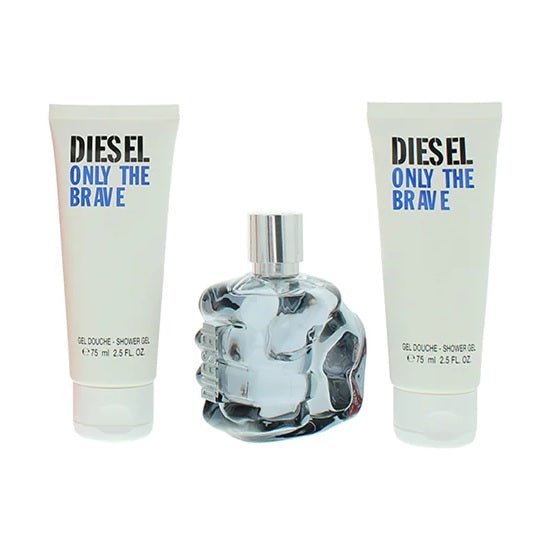 Diesel Only The Brave Gift Set 75ml EDT + 2 x 75ml Shower Gel - LookincredibleDiesel3614273842167