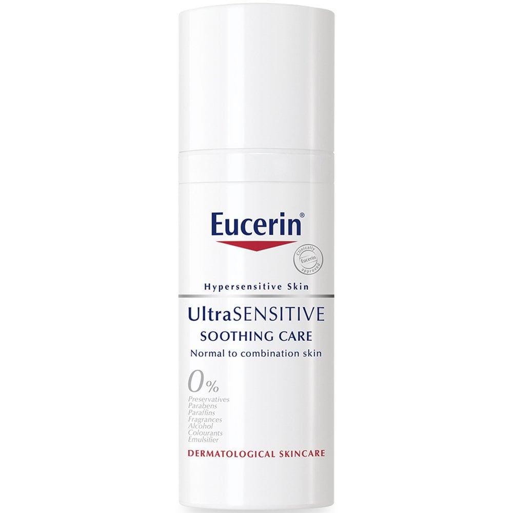 Eucerin Ultra Sensitive Soothing Care Normal to Combination Skin 50ml - LookincredibleEucerin4005800108464