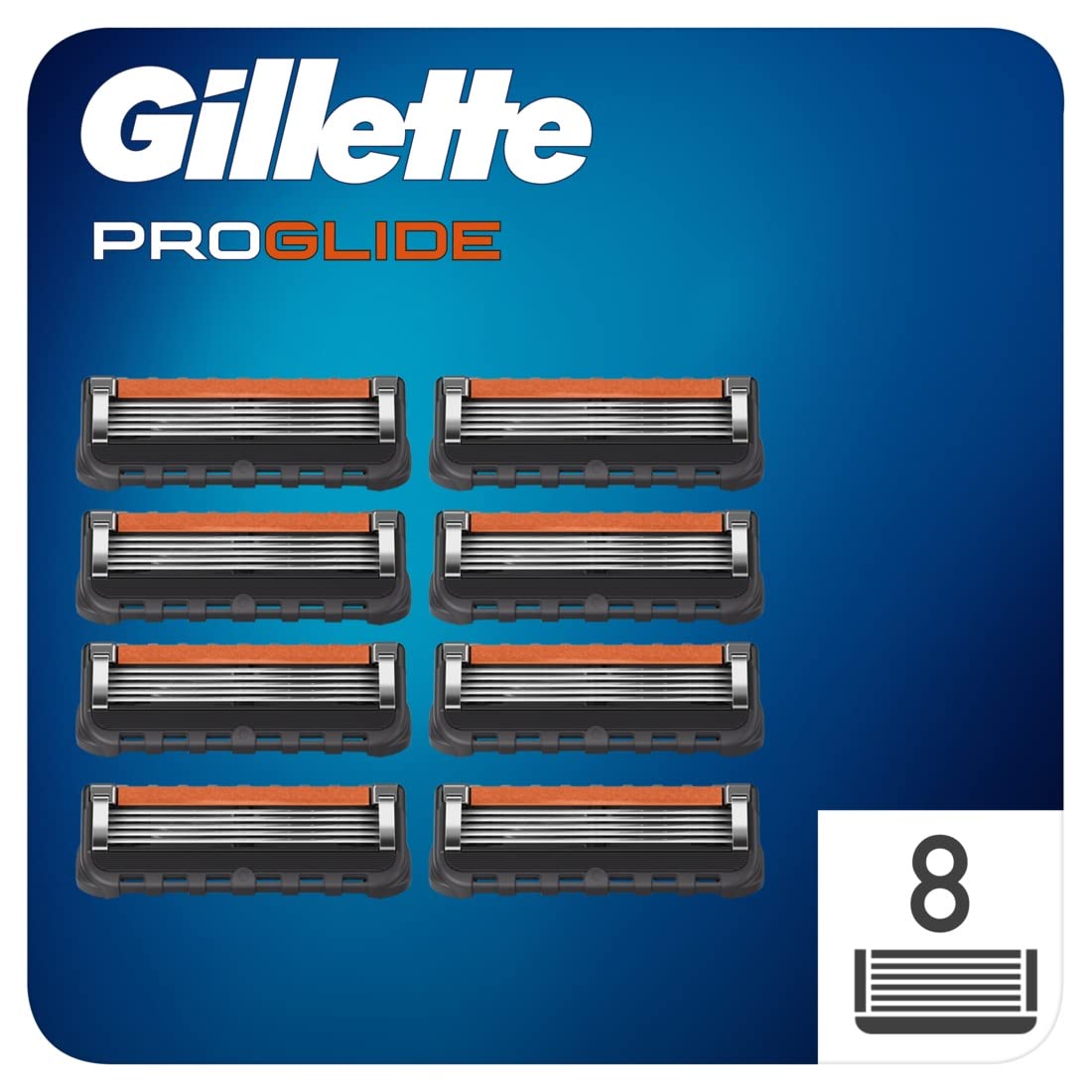 Gillette Proglide Razor Blades 8 Refills - LookincredibleGillette7702018263875