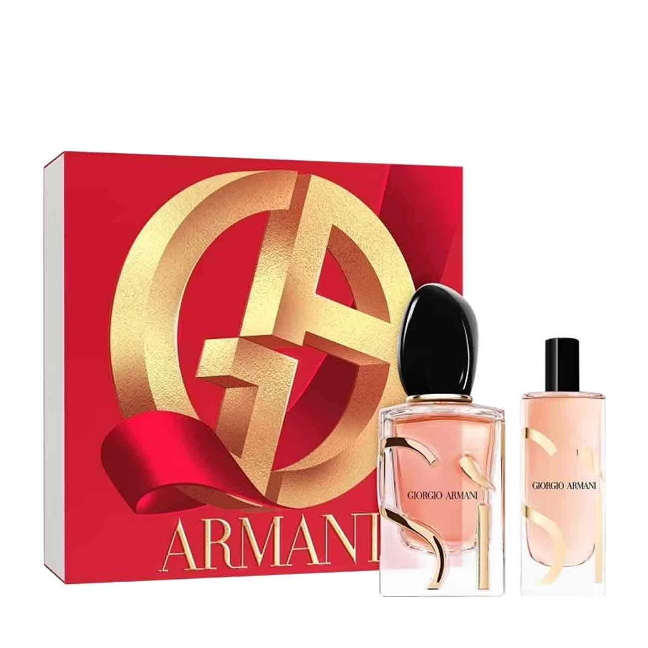 Armani Si Eau De Parfum Intense Set EDP 50ml + EDP 15ml