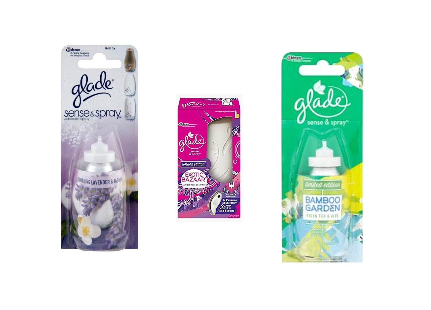 Glade Automatic Spray Holder Air Freshener Exotic Bazaar (Limited Edition) 18ml + 2 Refills - LookincredibleGlade5000204904727