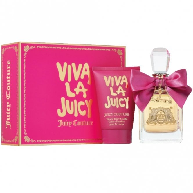 Juicy Couture Viva La Juicy Gift Set 100ml EDP Spray + 125ml Body Souffle - LookincredibleJuicy Couture719346262408