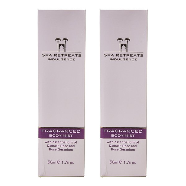 Spa Retreats Indulgence Fragranced Body Mist 50ml (Set Of 2) - LookincredibleSpa Retreats Indulgence5035267019934