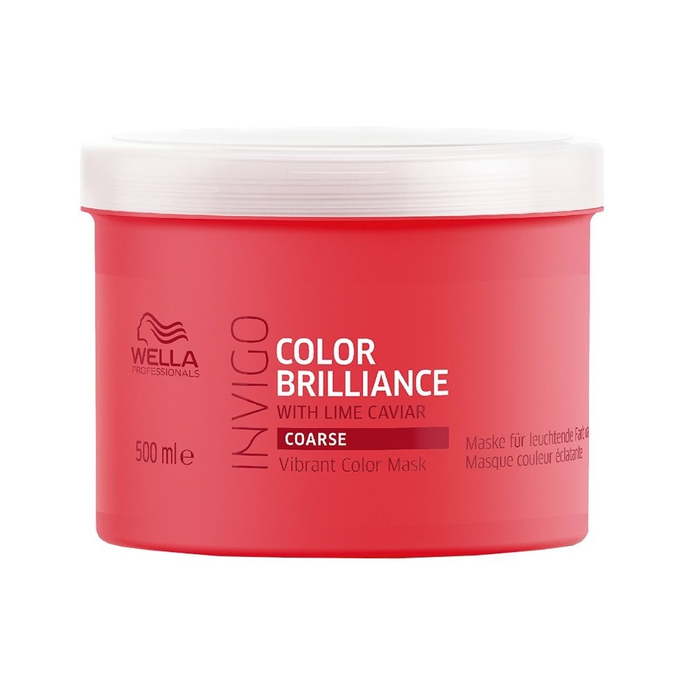 Wella Invigo Color Brilliance Vibrant Color Mask 500ml - For Coarse Hair - LookincredibleWella8005610633893