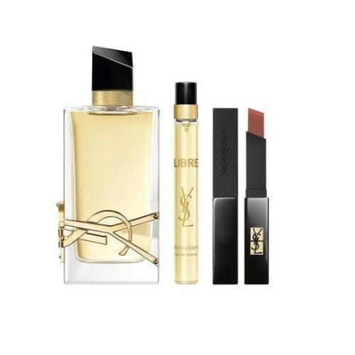 Yves Saint Laurent Libre Gift Set 90ml EDP Spray + 10ml EDP + 2g Lipstick Set - LookincredibleYves Saint Laurent3614274121391