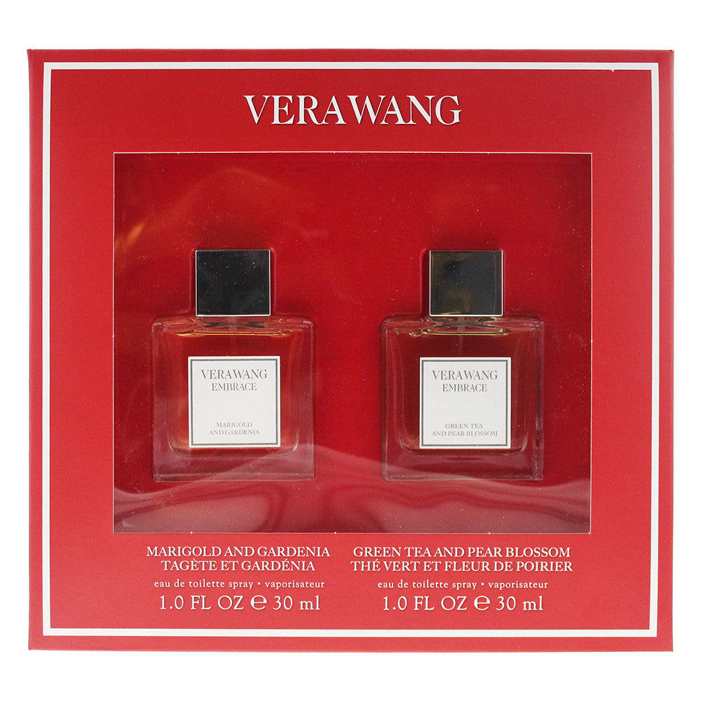 Vera Wang Embrace Gift Set Marigold and Gardenia 30ml EDT + Green Tea and Pear Blossom 30ml EDT