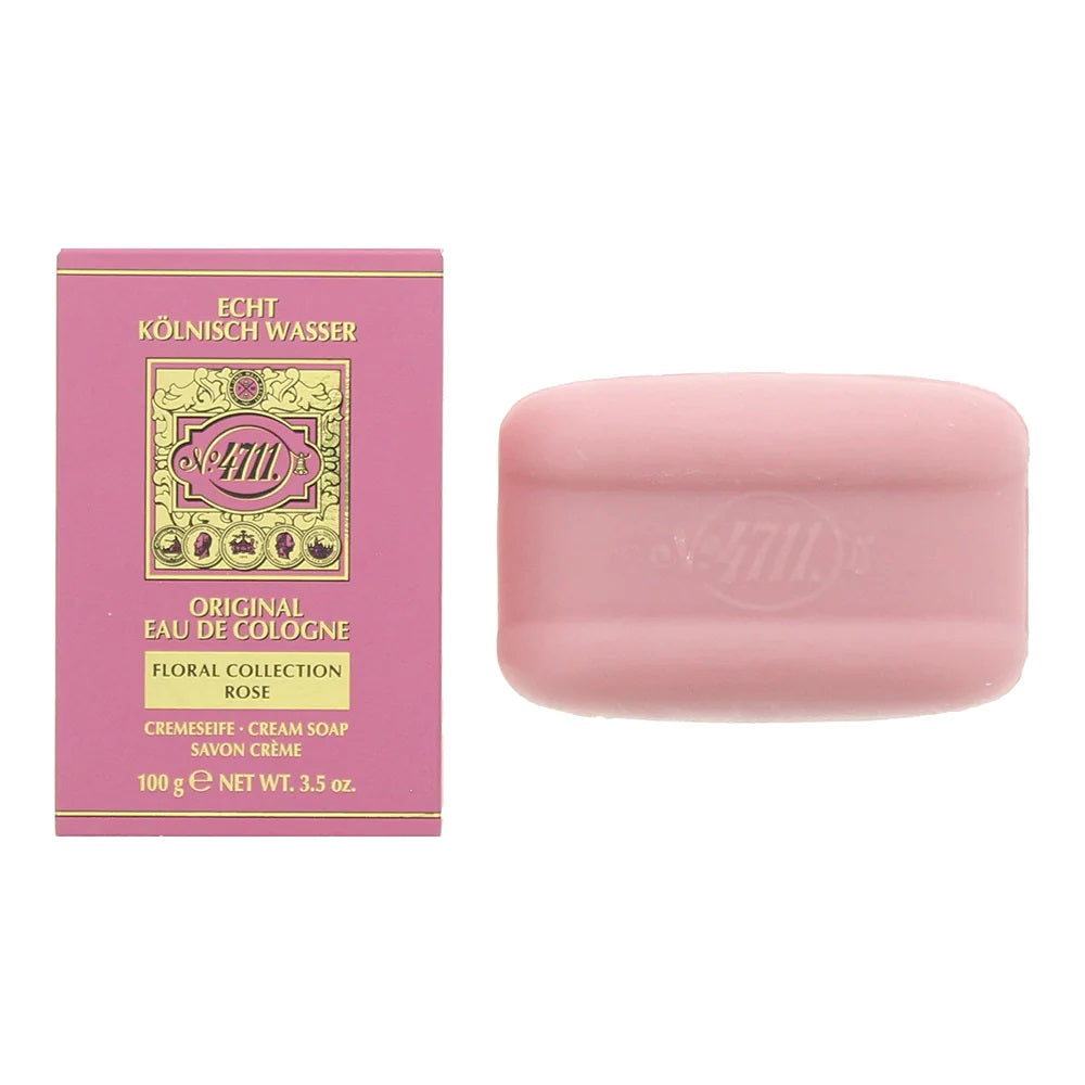 4711 Floral Collection Rose Cream Soap 100g - Feel Gorgeous