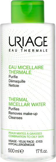 Uriage Eau Micellaire Thermale Combination To Oily Skins Micellar Water 500ml - Feel Gorgeous