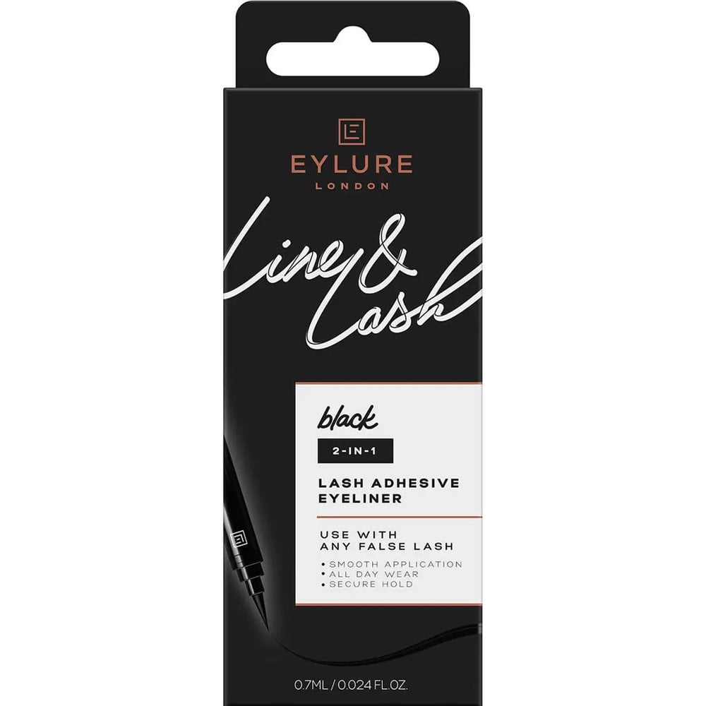 Eylure Line and Lash Black Lash Glue and Liner Pen 0.7ml - Feel Gorgeous