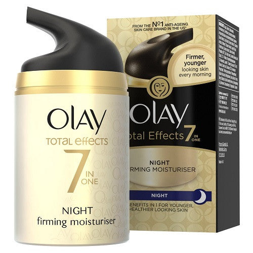 Olay Total Effects 7 in One Night Firming Moisturiser 50ml - Look Incredible