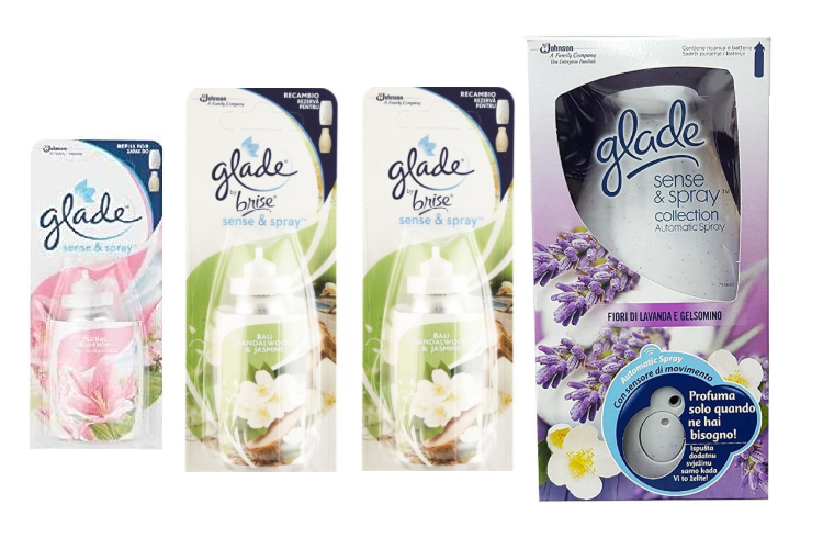 Glade Sense & Spray Collection Automatic Spray Lavender & Jasmine Flowers 18ml + 3 Refills