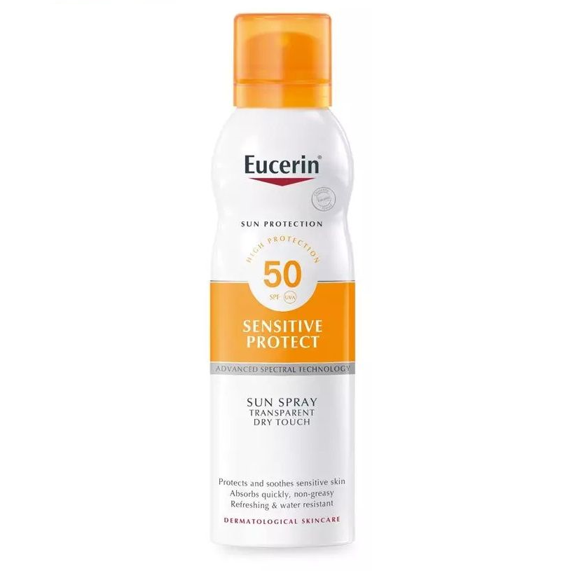 Eucerin Sensitive Protect Sun Spray SPF50 200ml - Feel Gorgeous