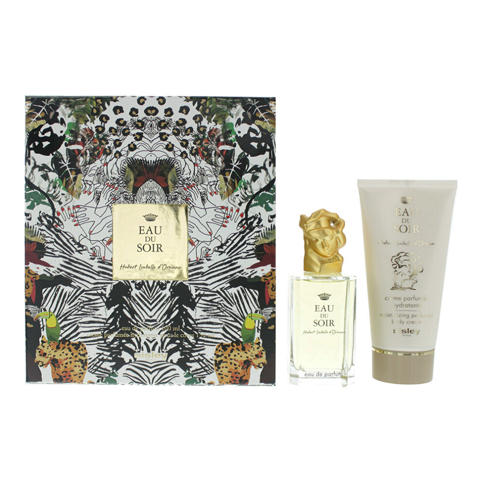 Sisley Paris Eau Du Soir Gift Set: 100ml EDP + 150ml Body Cream - Feel Gorgeous