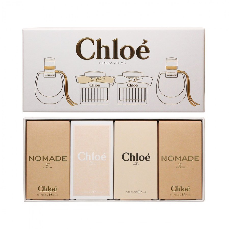 Chloe Gift Set 5ml Chloe EDP + 5ml Chloe EDT + 2 x 5ml Nomade EDP