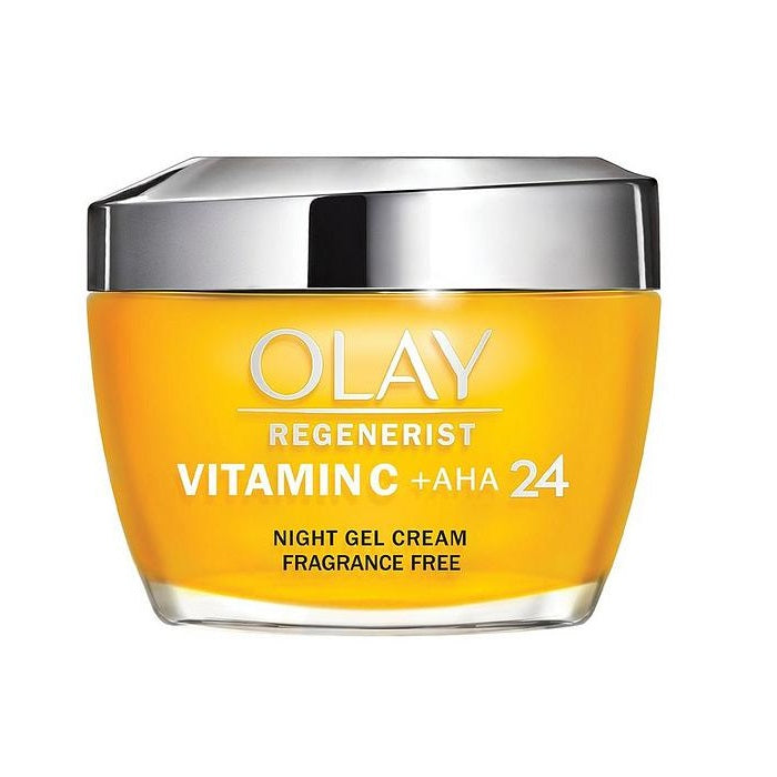 Olay Regenerist Vitamin C+ AHA 24 Anti Dark Spot Night Gel Cream 50ml